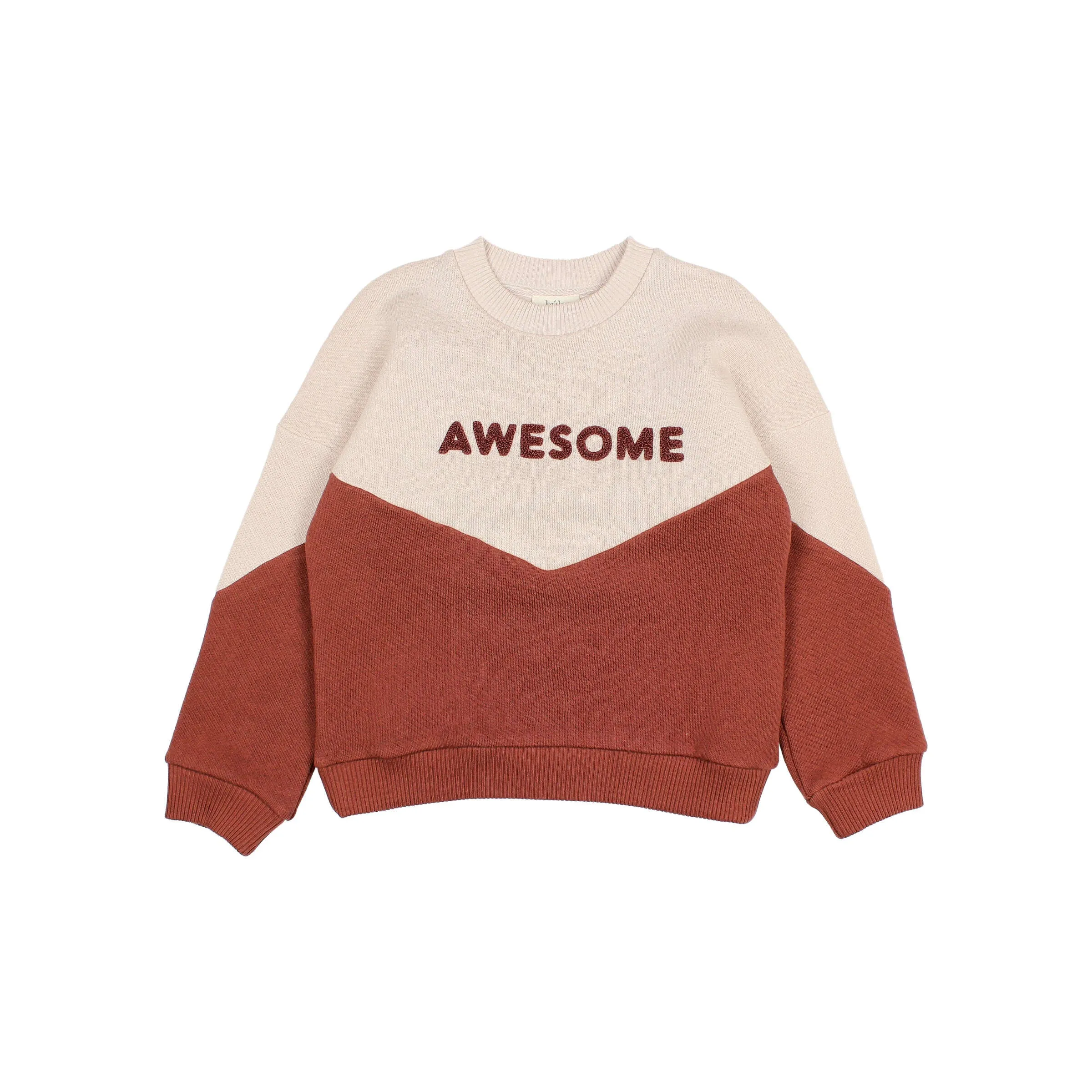 6659-AWESOME SWEATSHIRT-Henna