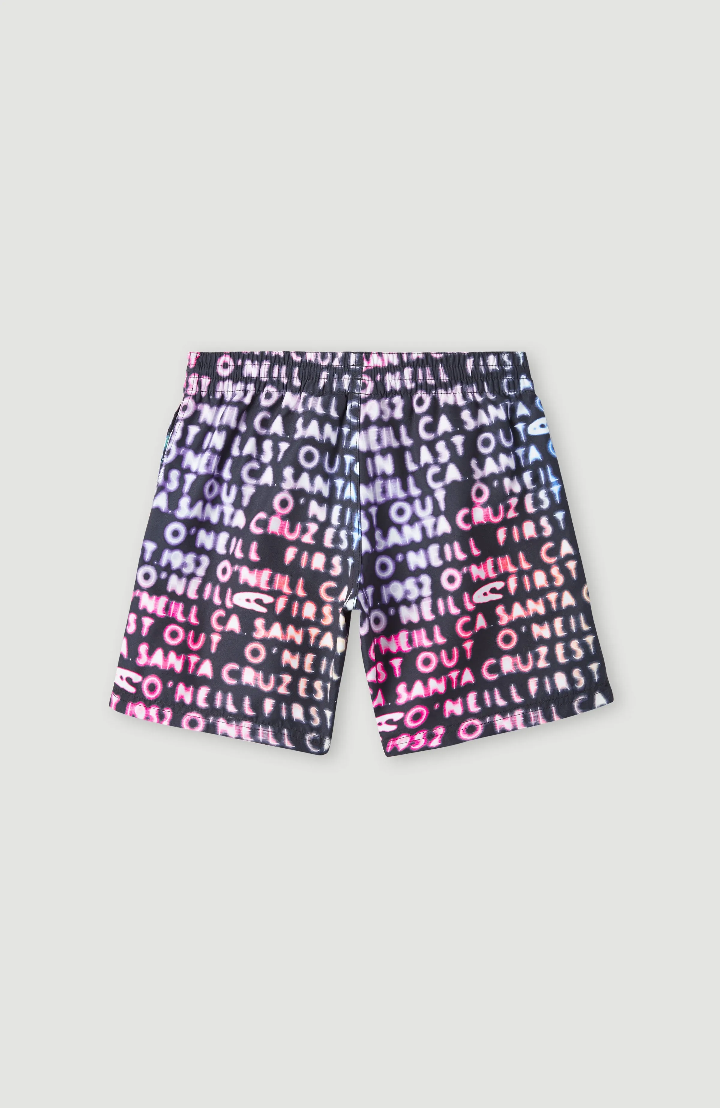 Cali Gradient 14'' Swim Shorts | Black Neon Lights