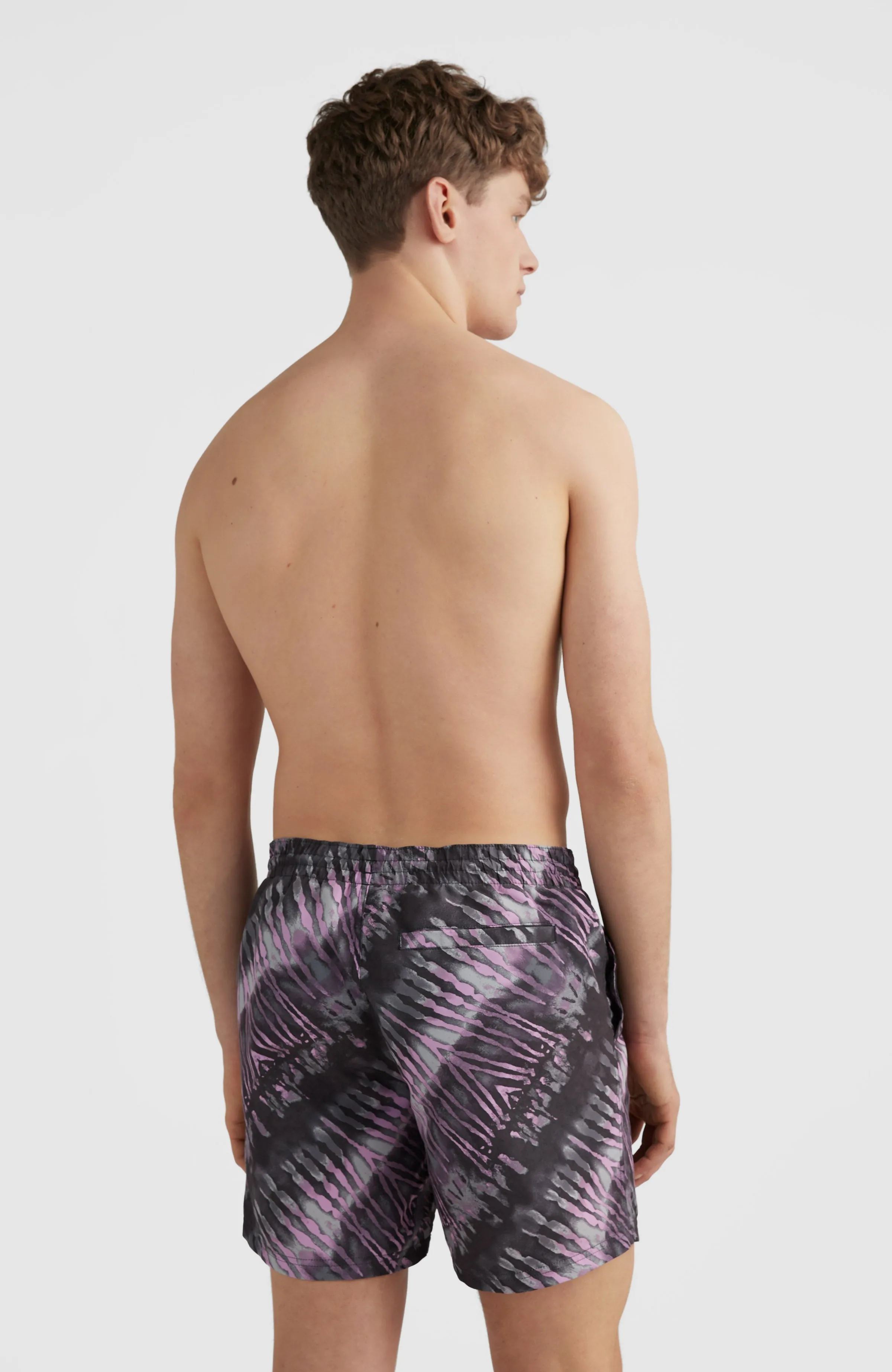 Cali Melting 16'' Swim Shorts | Grey Tie Dye