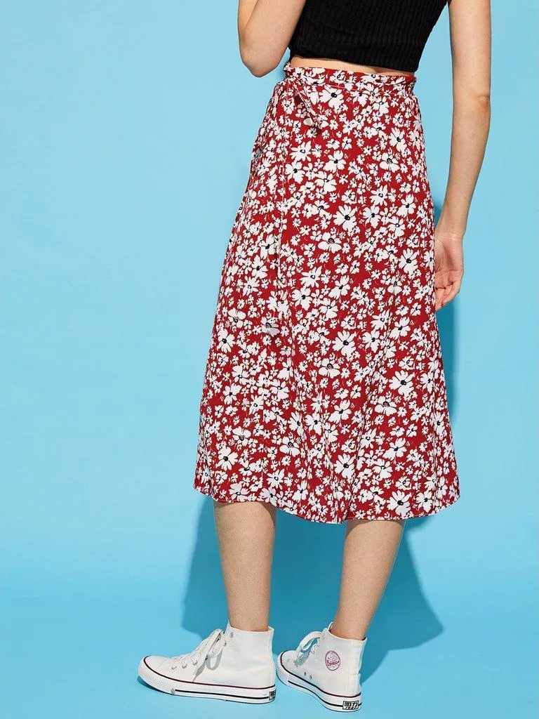 Calico Print Skirt