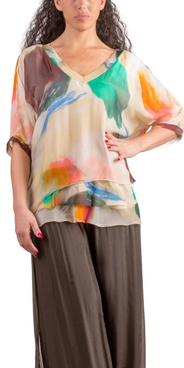 Diana Brushstroke Blouse