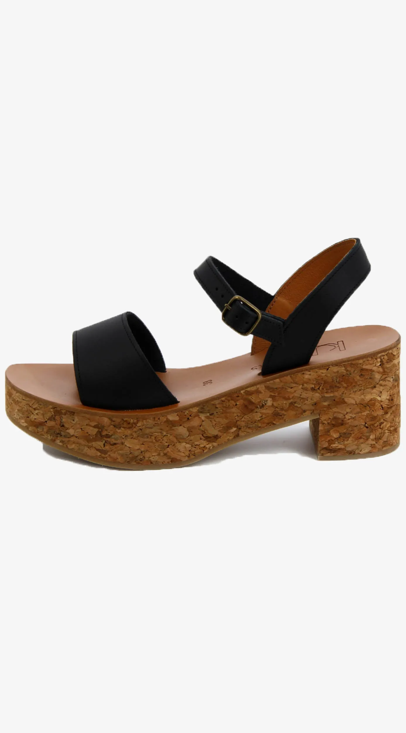 Florentin Noir Platform Sandals