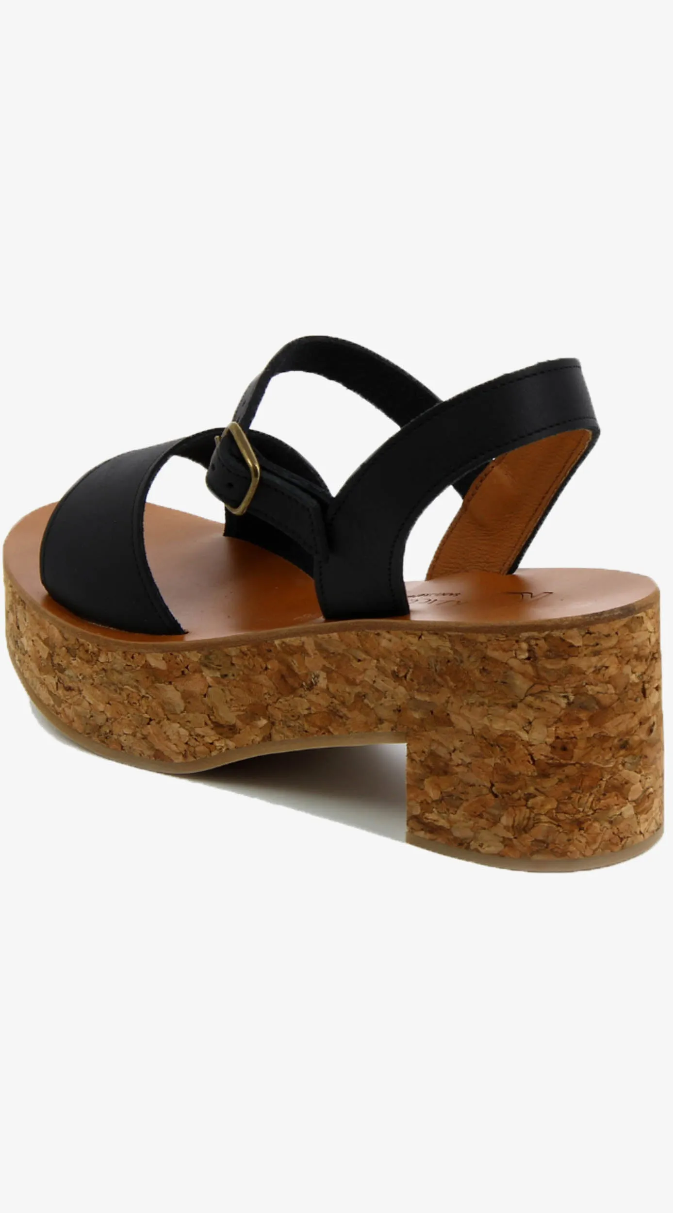 Florentin Noir Platform Sandals