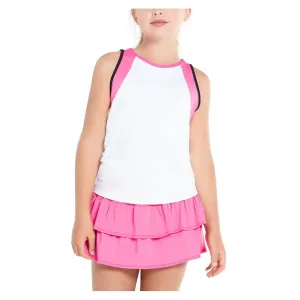 Girl's Preppy Open Back Tennis Tank Taffy