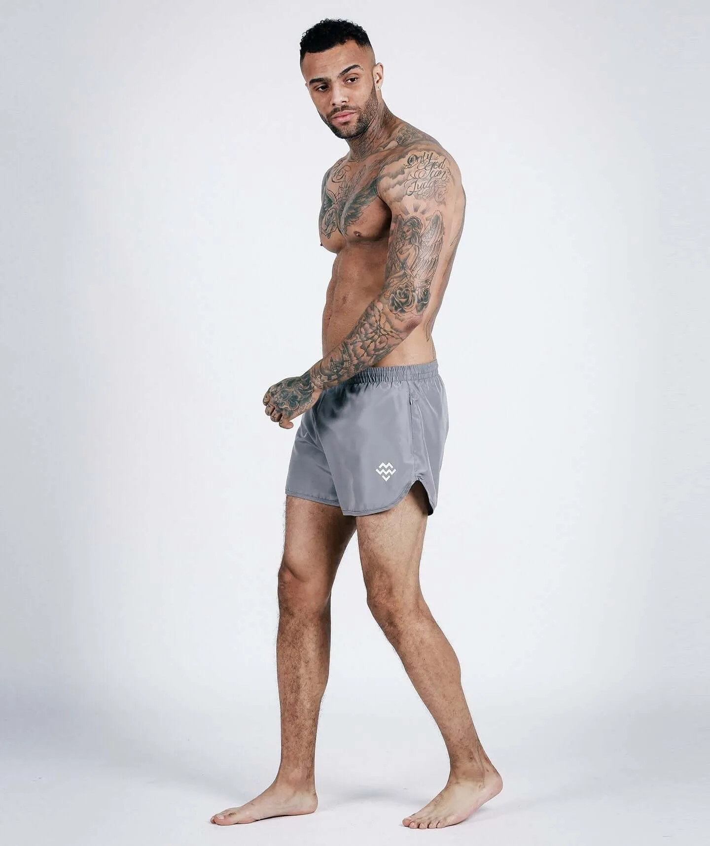 Hybrid Gym/Swim Shorts (Grey)