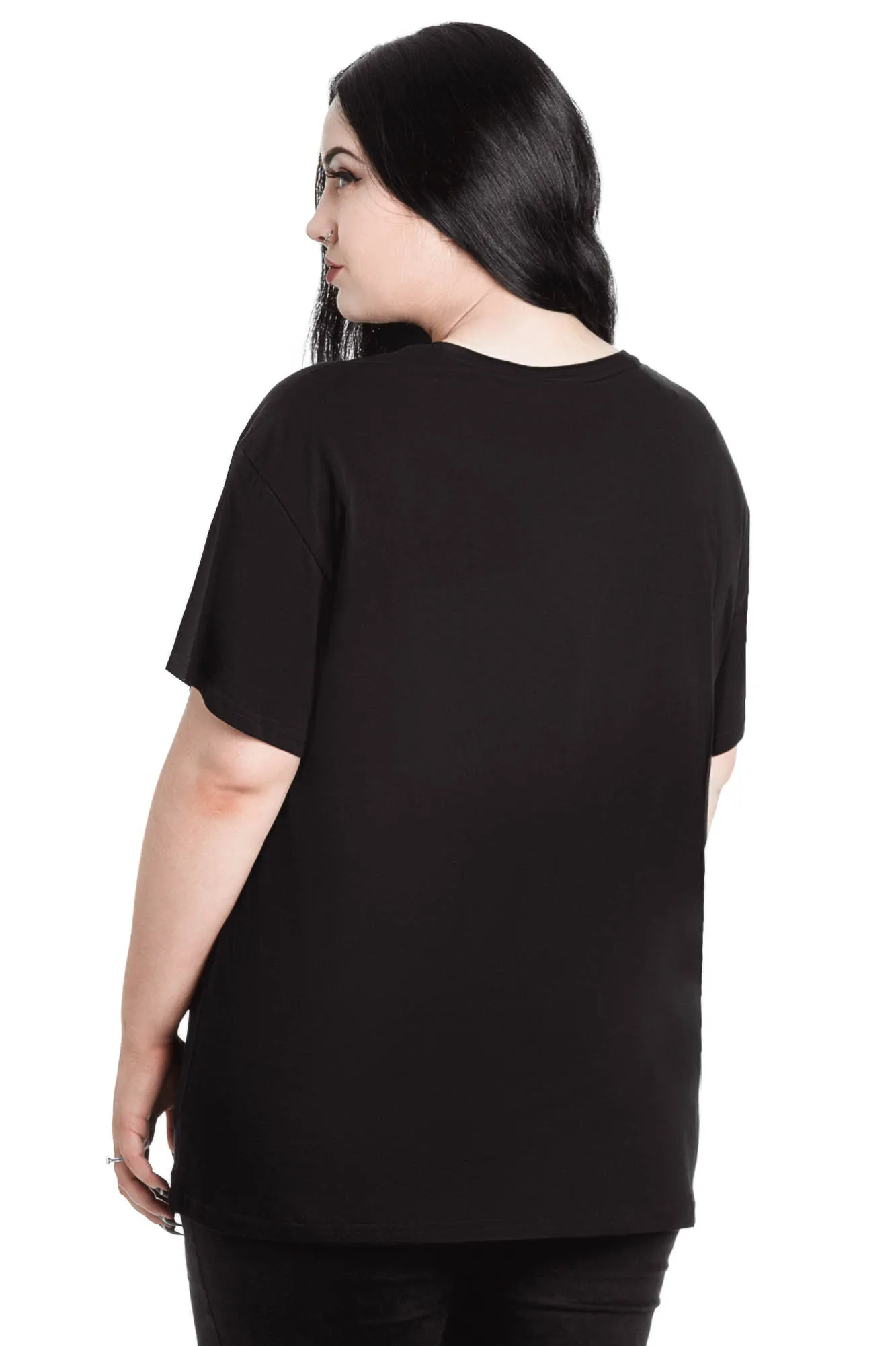 In Goth We Trust Relaxed Top [PLUS]