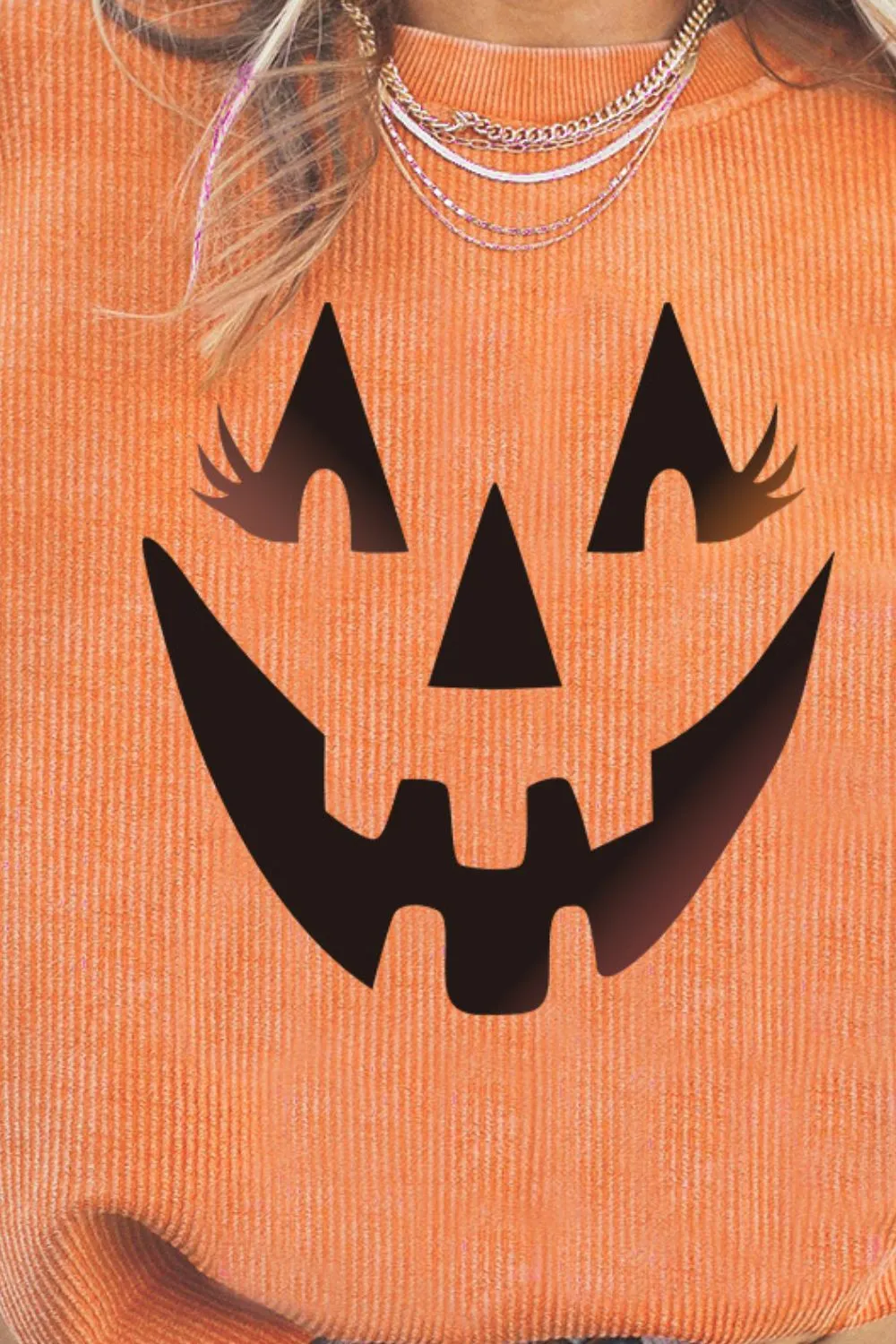 Jack-O'-Lantern Graphic Sweatshirt