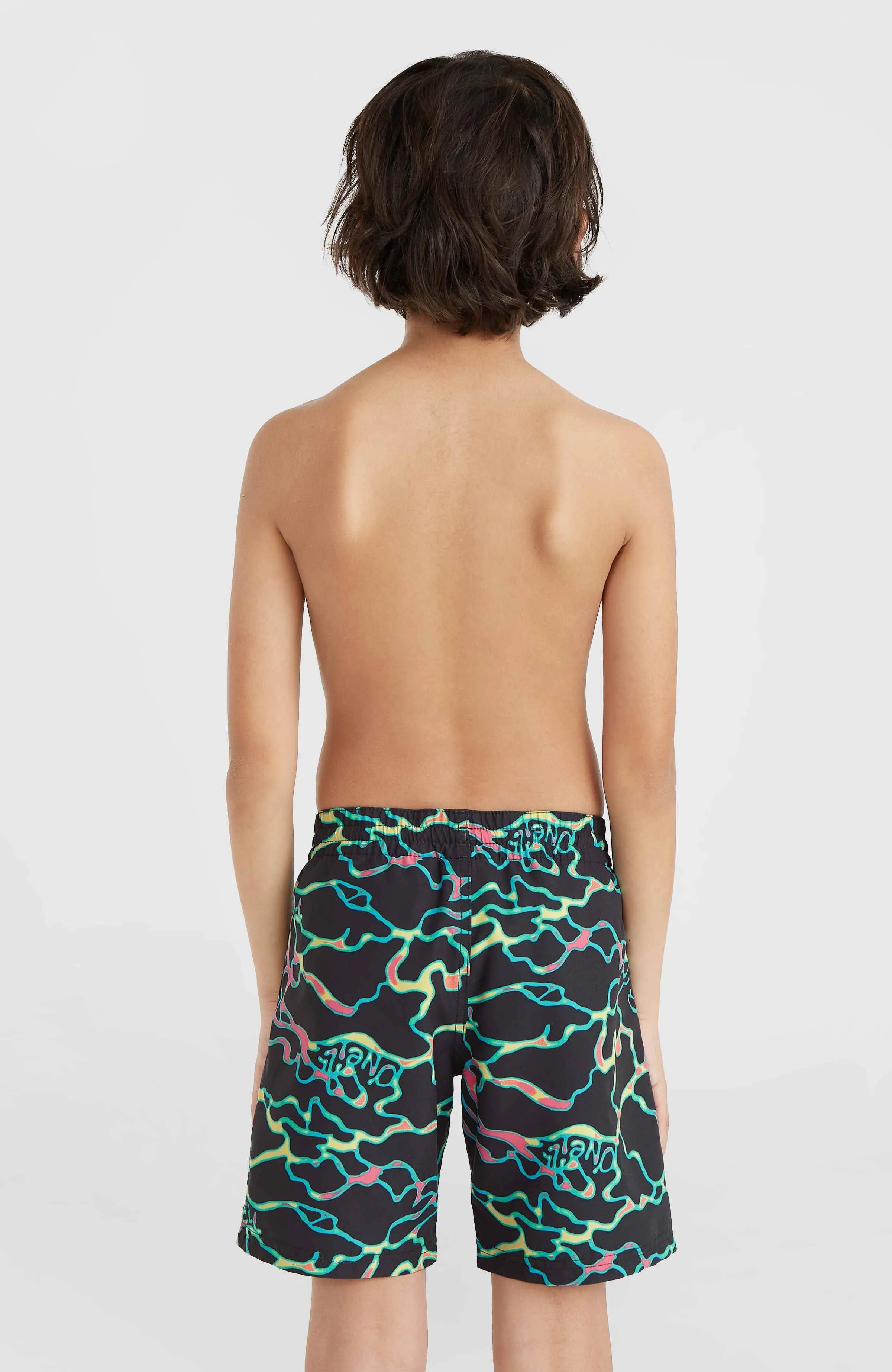 Jack O'Neill Cali Crazy 14" Swim Shorts | Black Ocean View