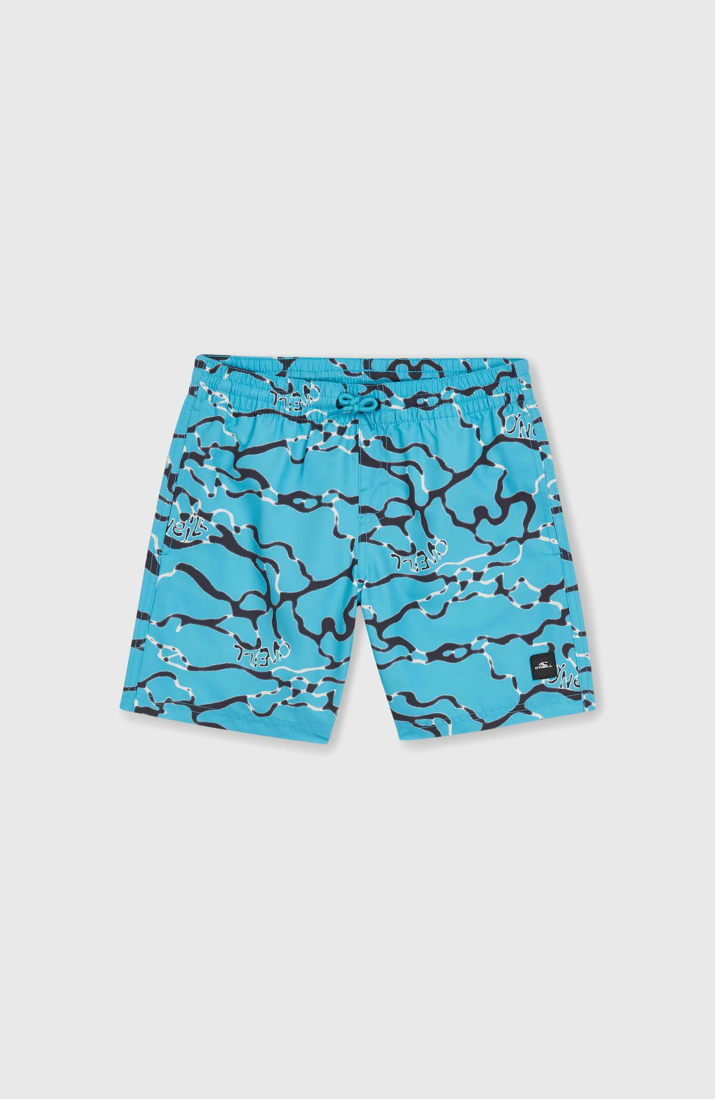 Jack O'Neill Cali Crazy 14" Swim Shorts | Light Blue Ocean View