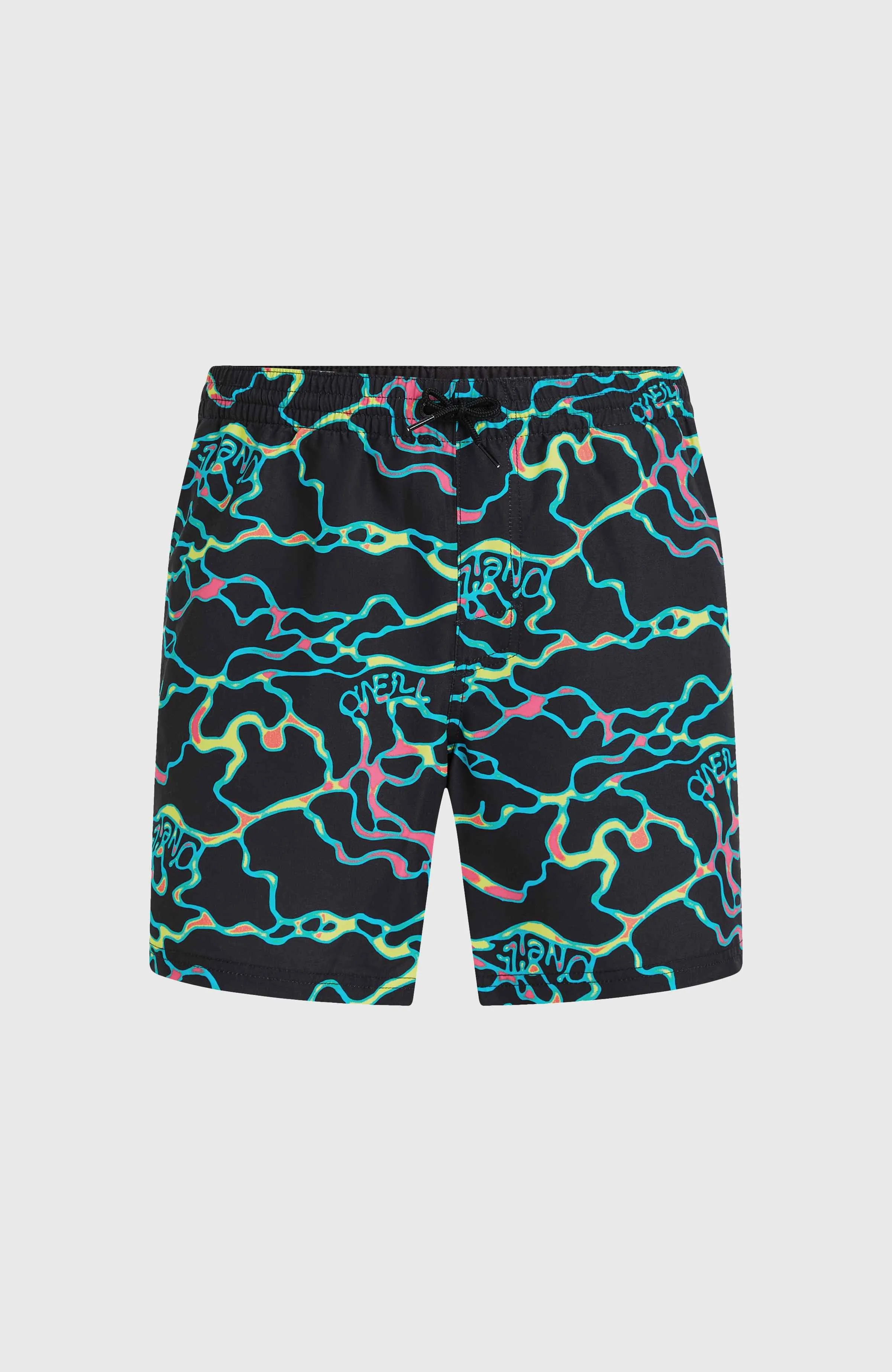 Jack O'Neill Cali Crazy 16" Swim Shorts | Black Ocean View