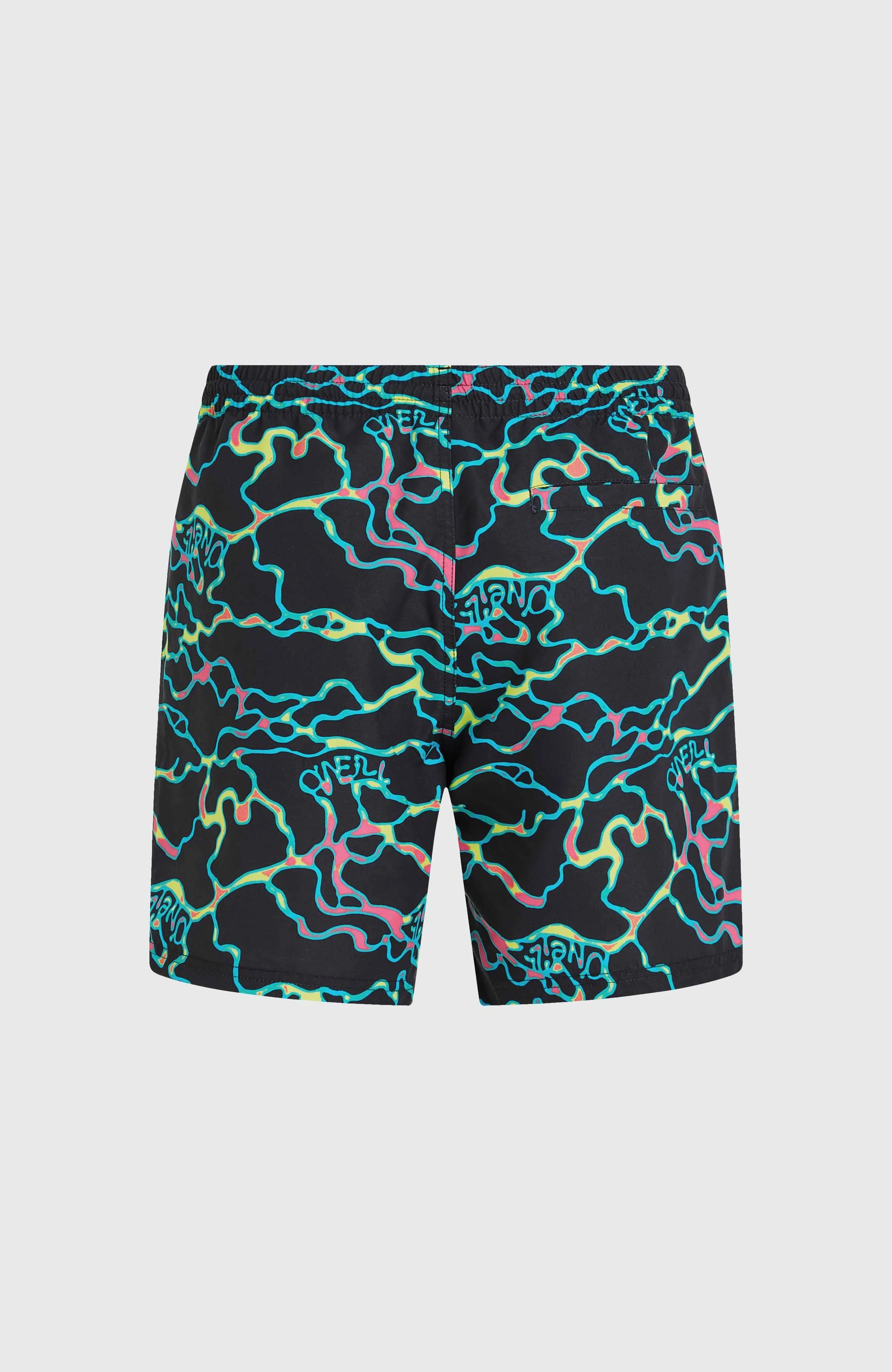 Jack O'Neill Cali Crazy 16" Swim Shorts | Black Ocean View