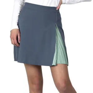 KJUS Women's Siena 15.5" Golf Skort - Steel Blue