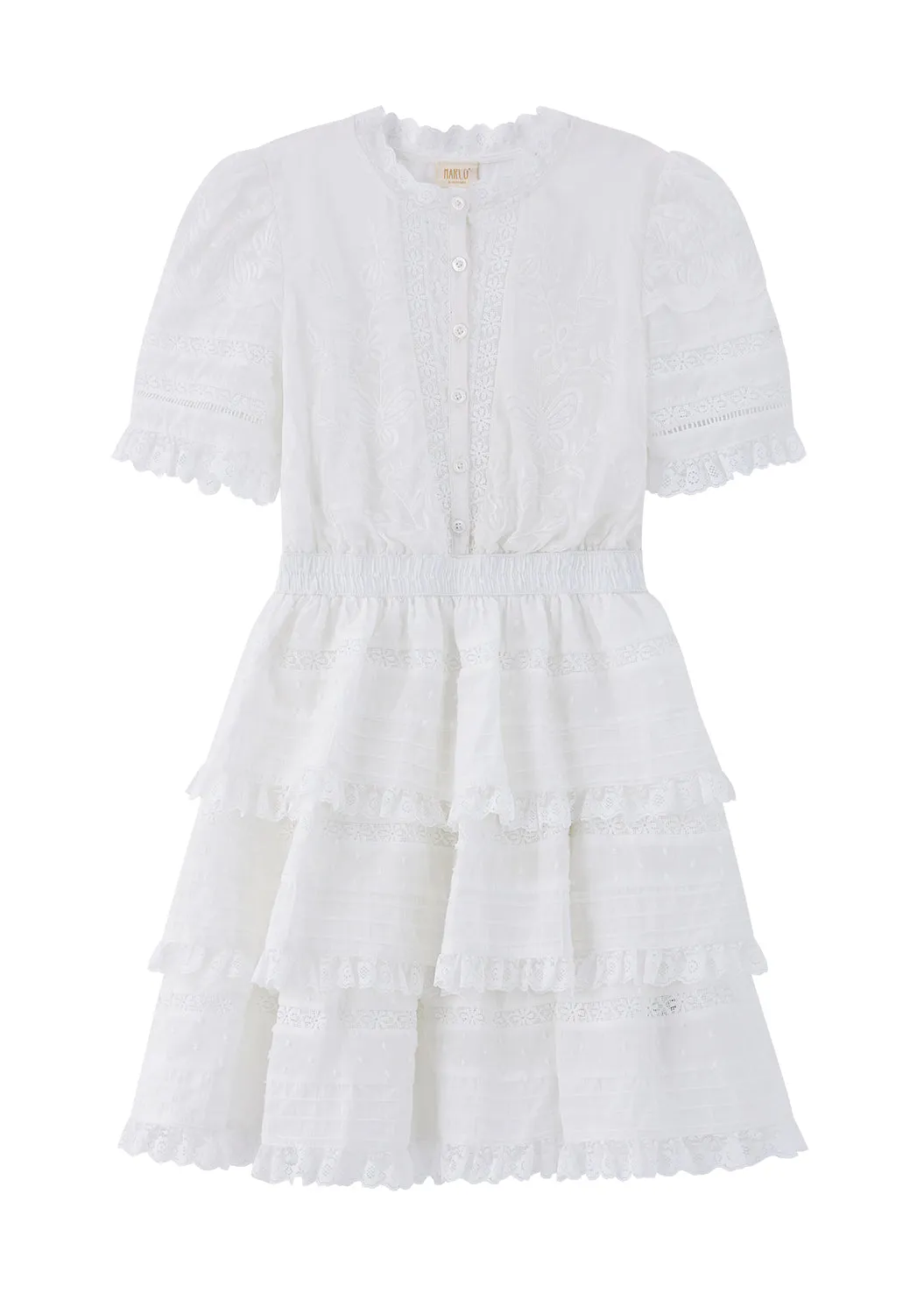 Matilda Dress LONG LENGTH-Ivory