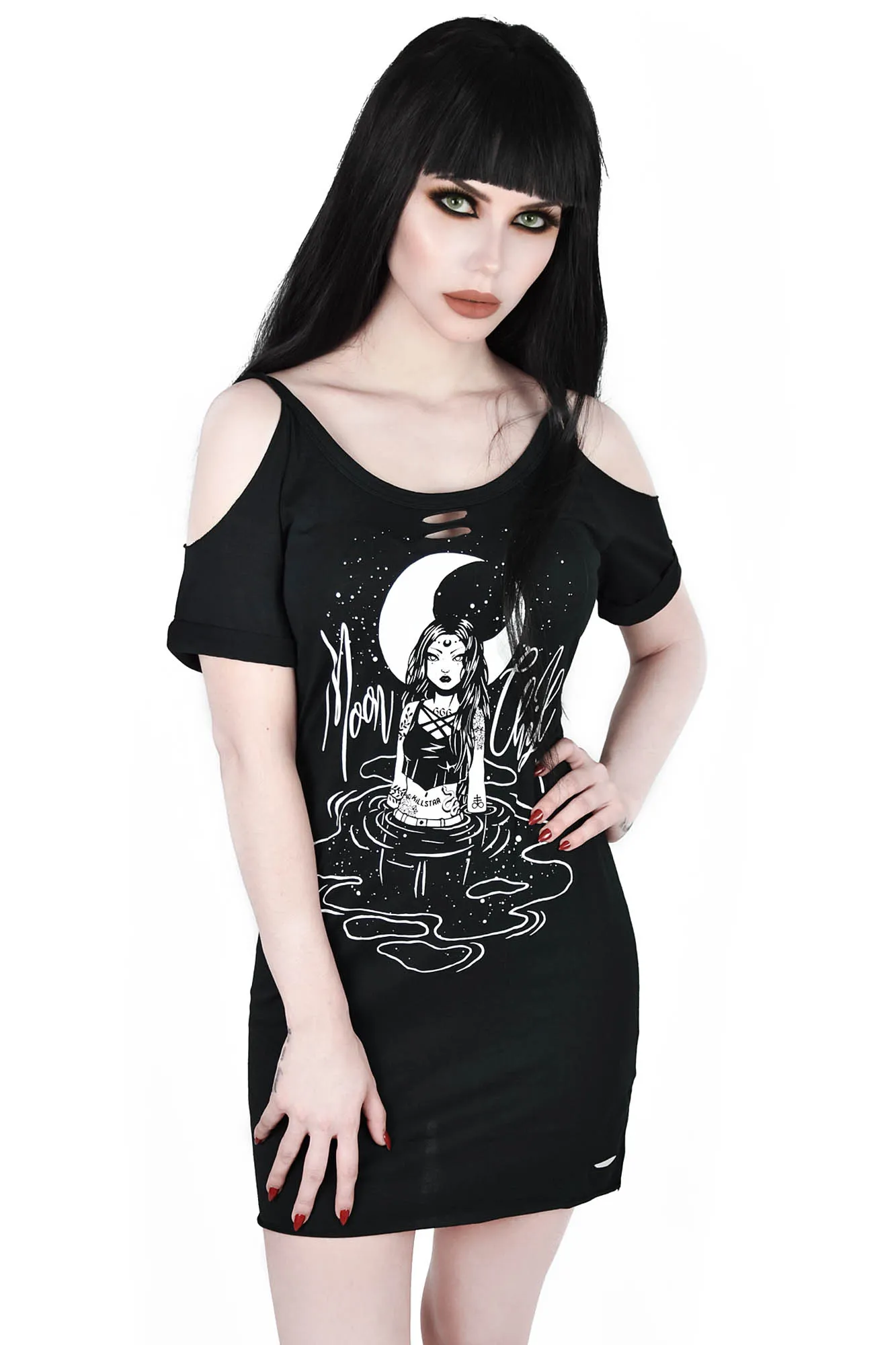 Moon Child Distress Top