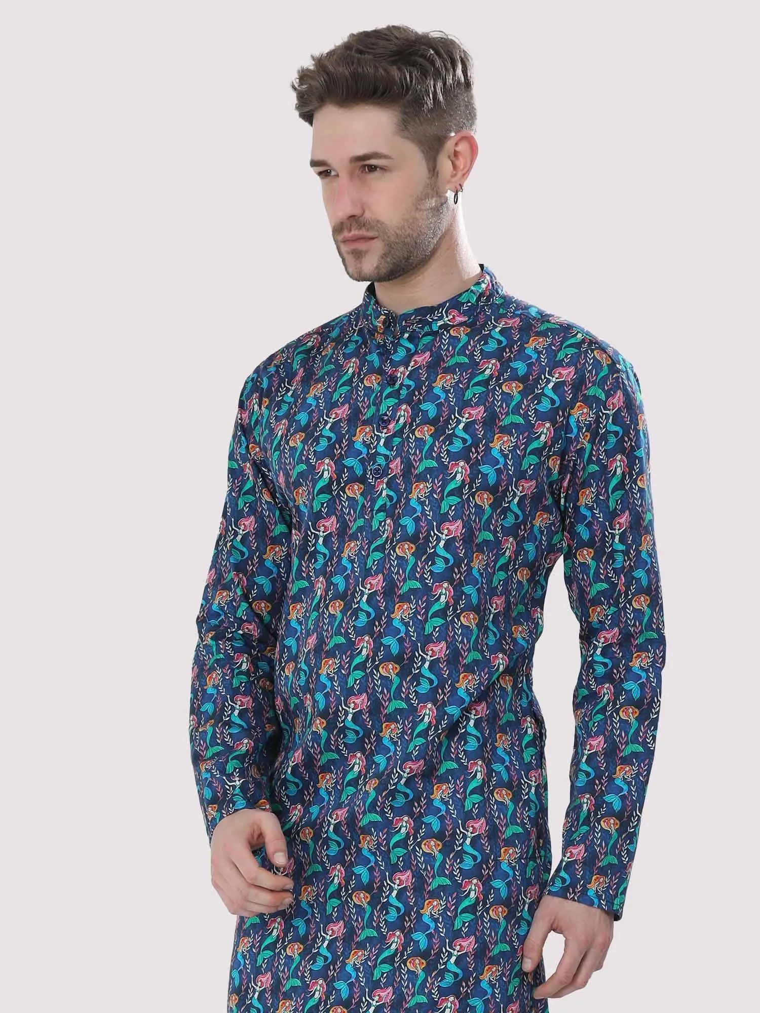 Multicolored Printed Kurta