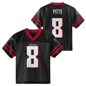 NFL Atlanta Falcons Toddler Boys' Short Sleeve Pitts Jersey Team Licensed