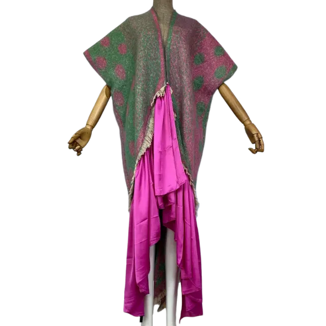 Pre Order: Cozy Vibrant Winter Kaftan Dress - WINI