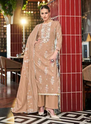 Pure Lawn Cotton Unstitched Salwar Suit Materials for Women