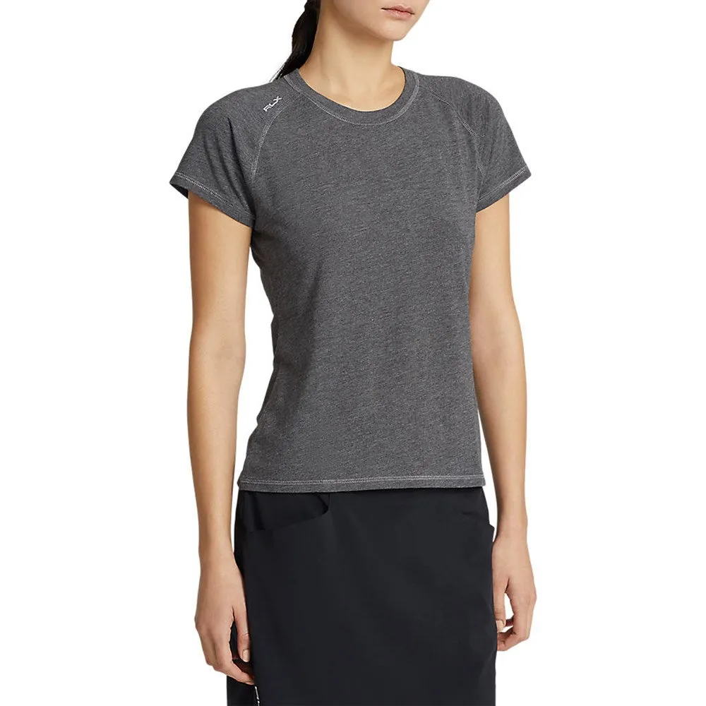 RLX Ralph Lauren Women's Stretch Crew Tee - Barclay Heather