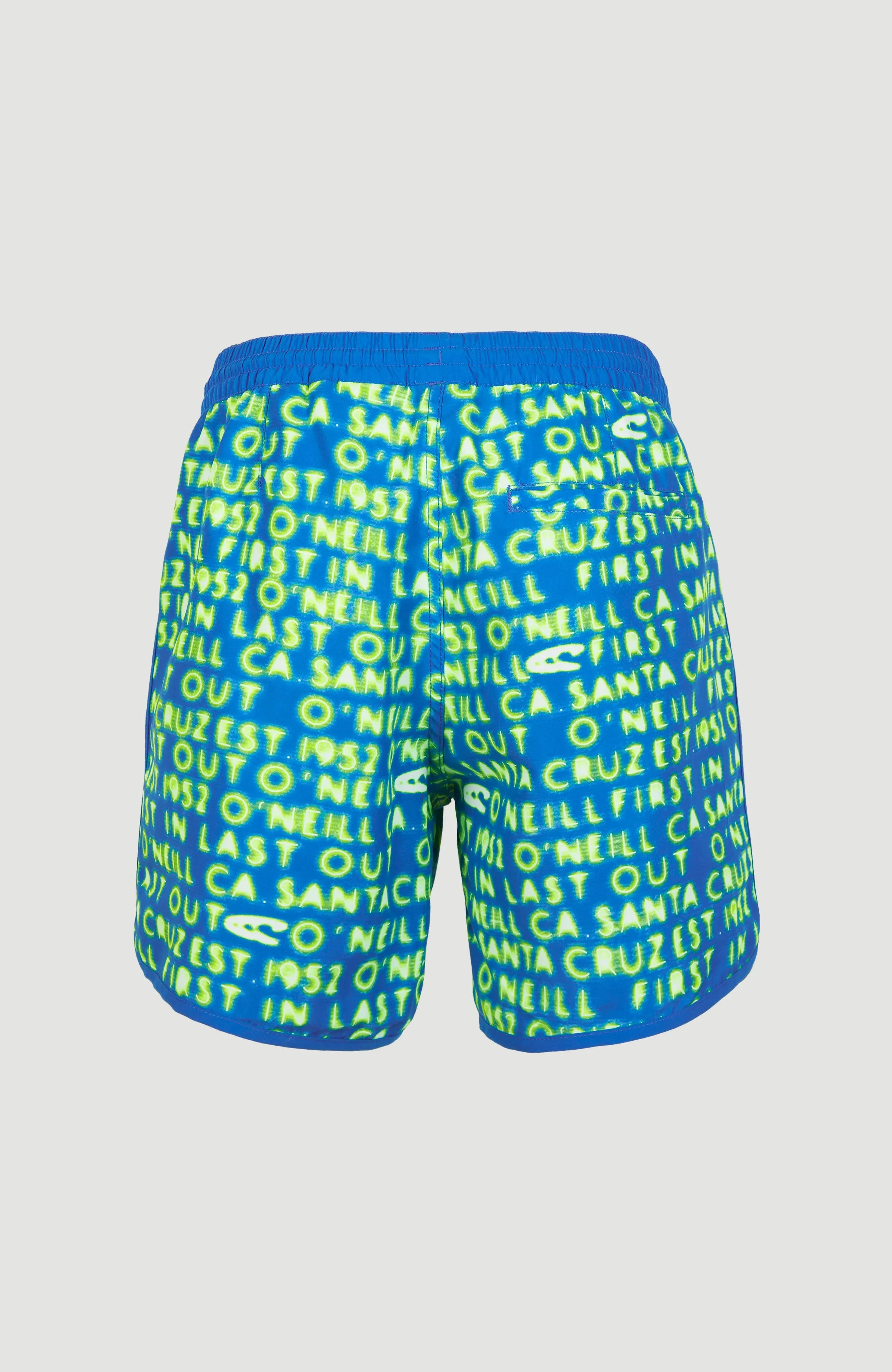 Scallop Neon 16'' Swim Shorts | Bright Blue Neon Lights