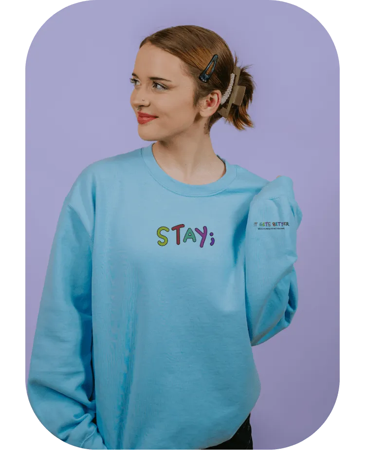 Stay; You Have Not Seen The Best Days Of Your Life Yet! (includes a sleeve-print!) - Sweatshirt