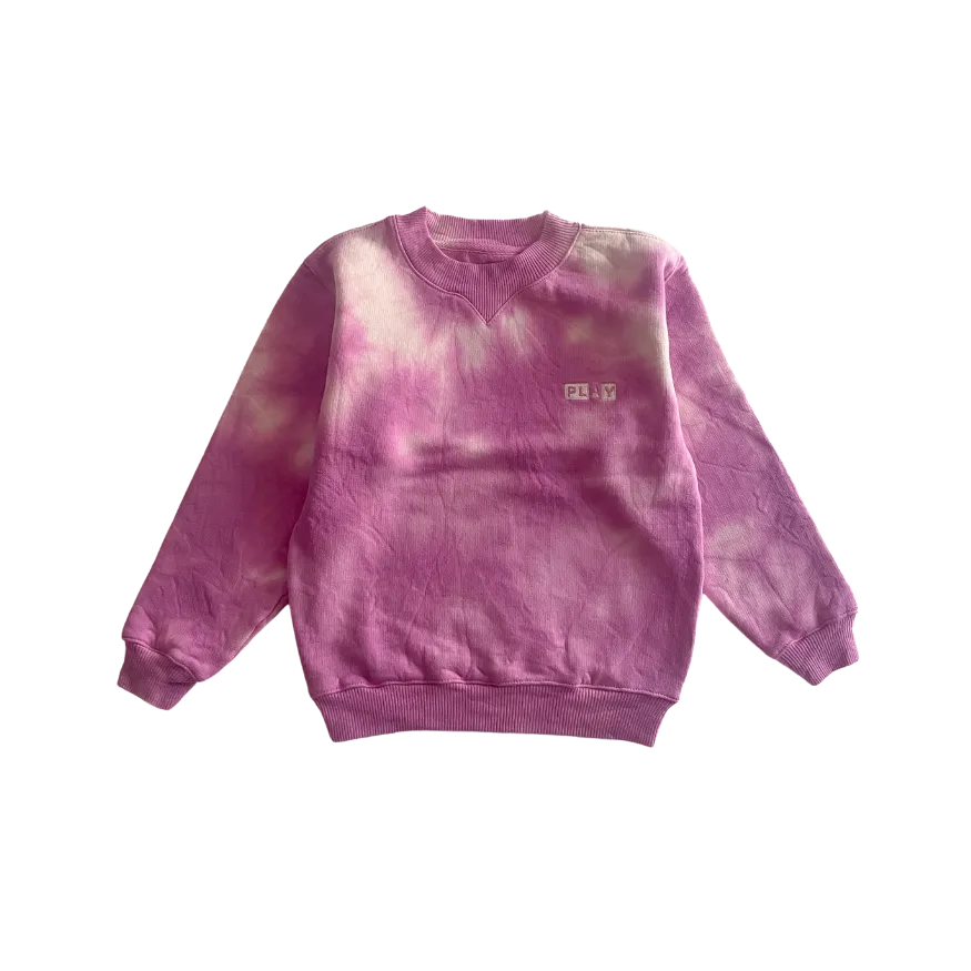 TERRIBLE TWOS SWEATER-LOLLY TIE DYE