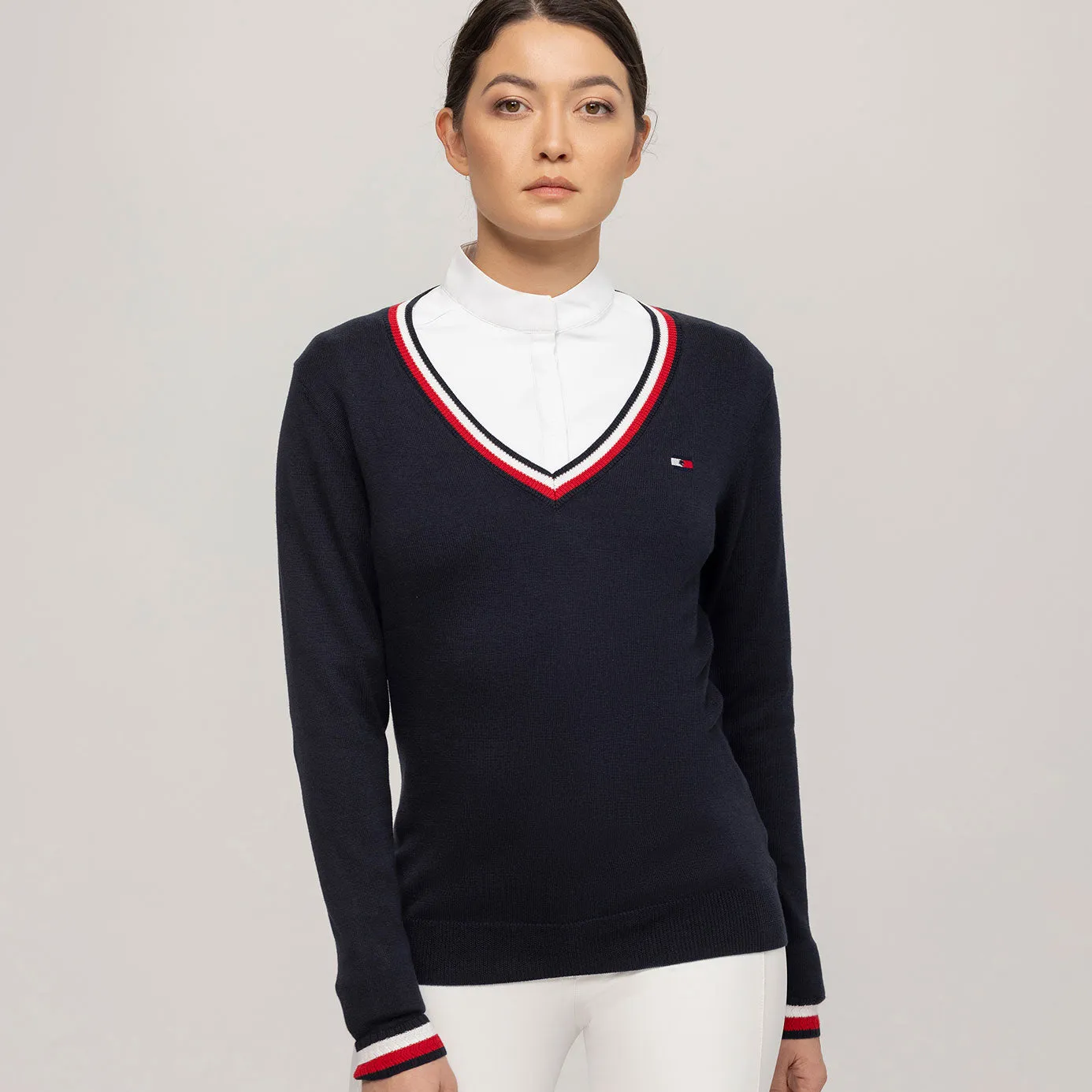 Tommy Hilfiger Indiana V-Neck Sweater - Desert Sky